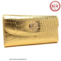 michael kors reliëf logo groot goud portefeuilles Handtassen Online pk8r7777